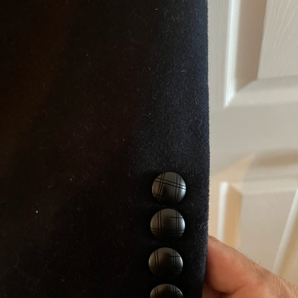 Italian made fall coat blue size XL, but fits like an Italian large. So stylish! - Picture 3 of 11